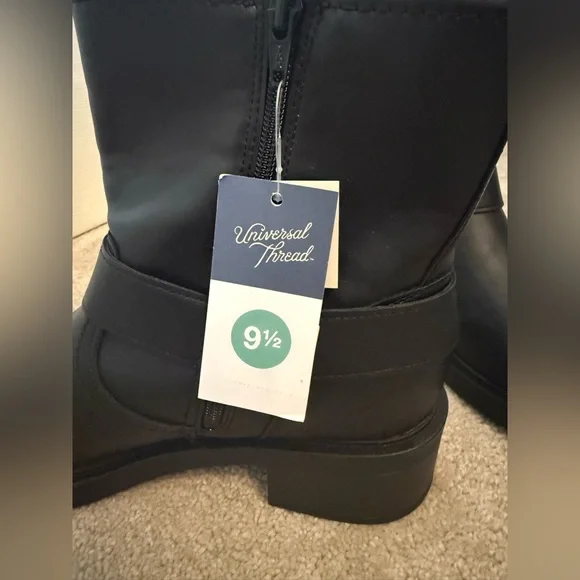 Universal Thread NWT Black Buckle Boot - Picture 5 of 8